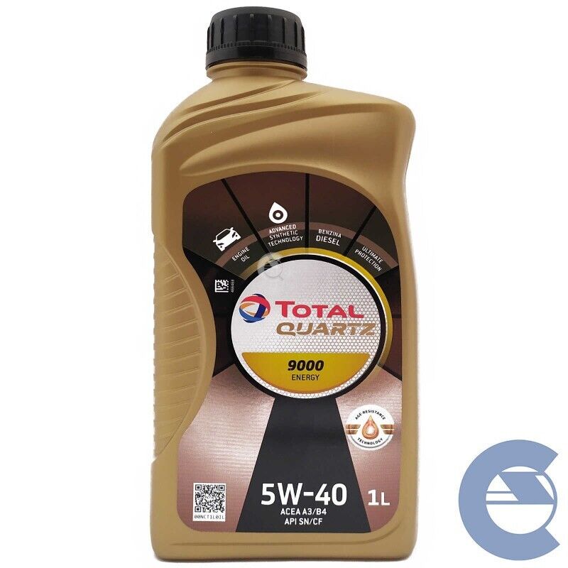 Olio Motore Total Quartz 9000 5w40 Energy per motori benzina gpl diesel FAP DPF