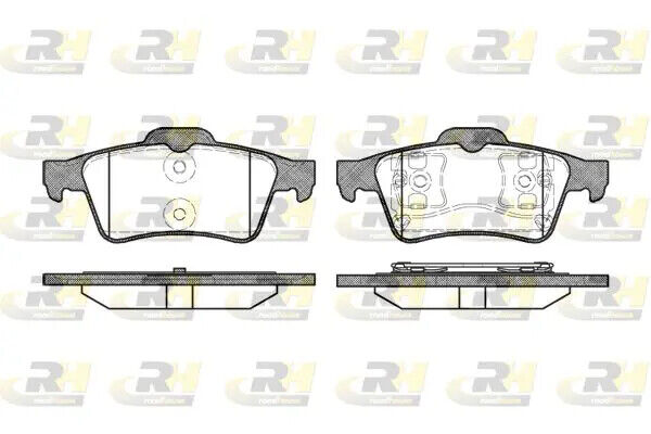 Pastiglie freno Assale posteriore 2842.00 ROADHOUSE per RENAULT OPEL SAAB NISSAN