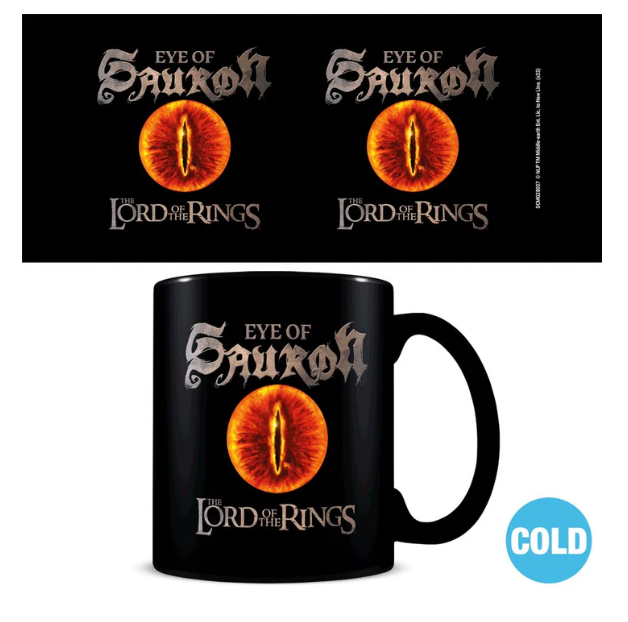 PYRAMID LORD OF THE RINGS (EYE OF SAURON) HEAT CHANGE MUG