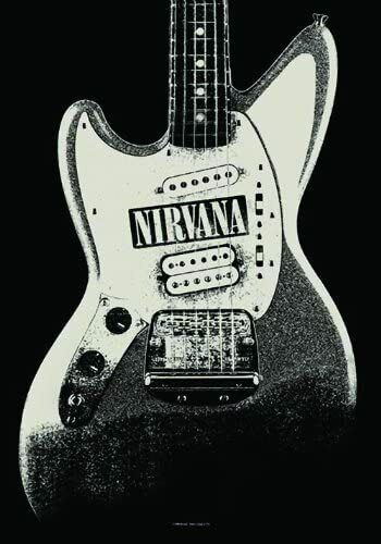 Poster / Bandiera Di Tessuto Grande Nirvana Jag Stand 1100Mm X 750Mm (Hr)