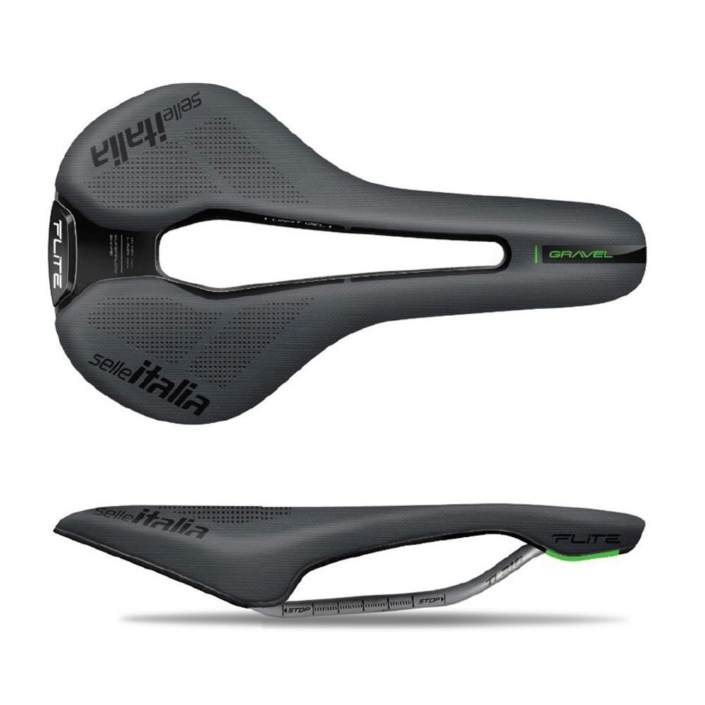 SELLE ITALIA Sella FLITE BOOST GRAVEL SUPERFLOW S3 Nero 135x248mm - 228g