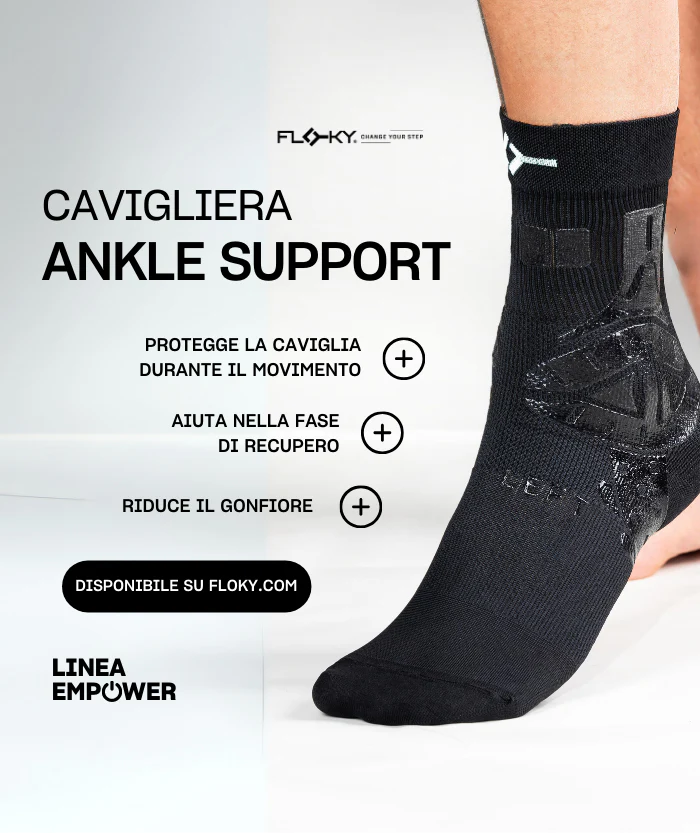 FLOKY-Cavigliera ANKLE SUPPORT Destra XS/S