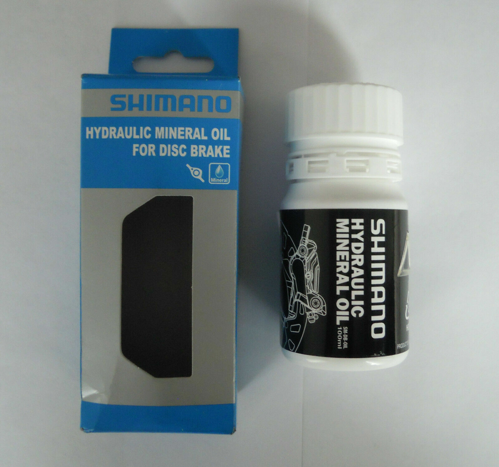Shimano - Confezione Originale Shimano Olio Minerale da 100 ml SM-DB-OIL For EU