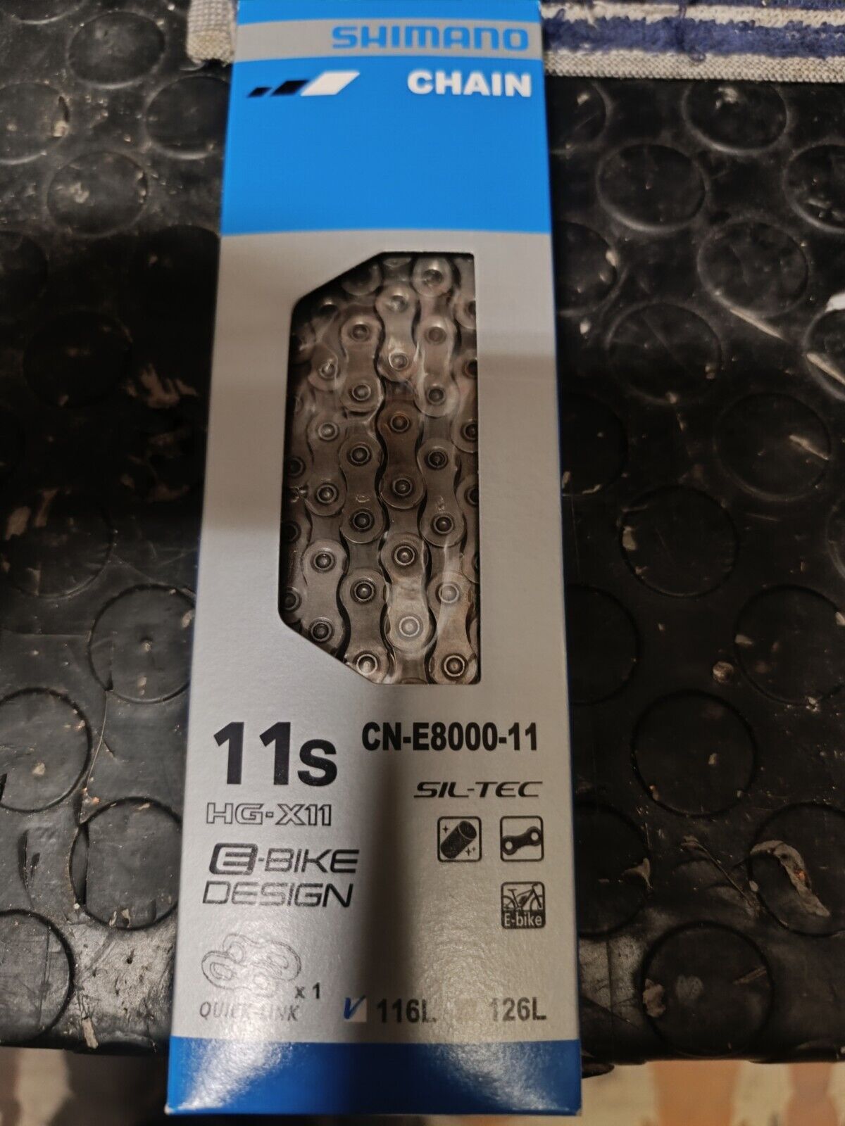 Catena E-BIKE SHIMANO 11s CN-E8000-11 116L QUICK-LINK