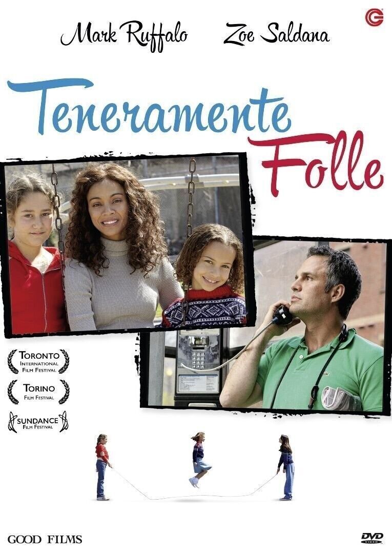 Dvd TENERAMENTE FOLLE Mark Ruffalo Zoe Saldana nuovo sigillato 2014