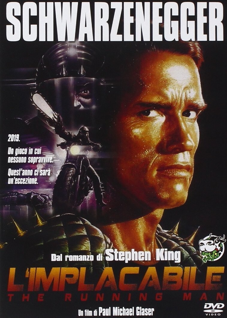L'Implacabile - The Running Man (1987, Schwarzenegger) - DVD nuovo, italiano