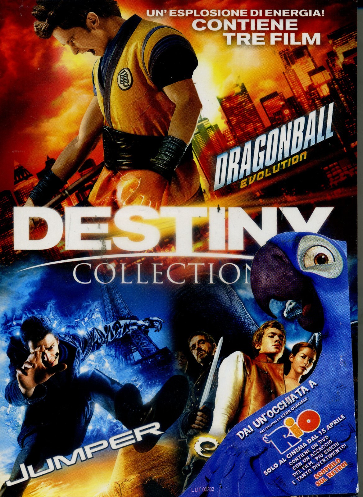 DESTINY COLLECTION COF 3 DVD NUOVO DRAGONBALL EVOLUTION JUMPER ERAGON DVD NUOVO