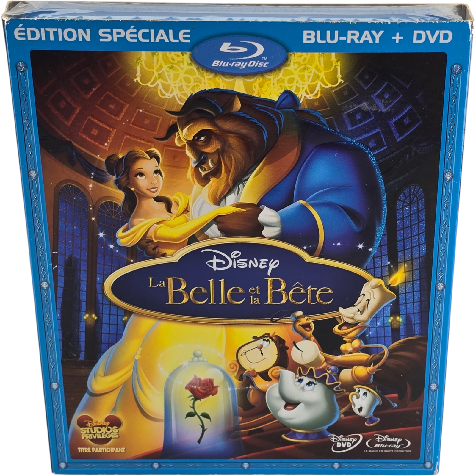 La Bella E Bestia 1991 Blu-Ray + DVD Edizione Speciale Disney 2010 Zona Libera