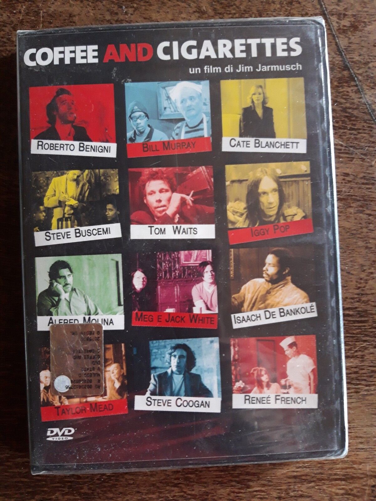DVD  COFFEE AND CIGARETTES JIM JARMUSCH ROBERTO BENIGNI BILL MURRAY C. BLANCHETT