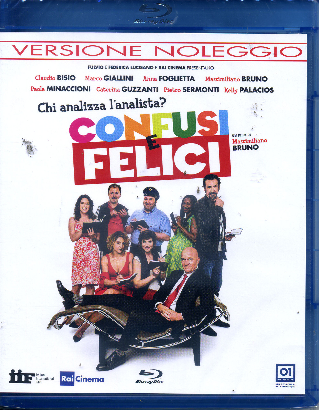 CONFUSI E FELICI   DI MASSIMILIANO BRUNO versione noleggio BLU-RAY NUOVO