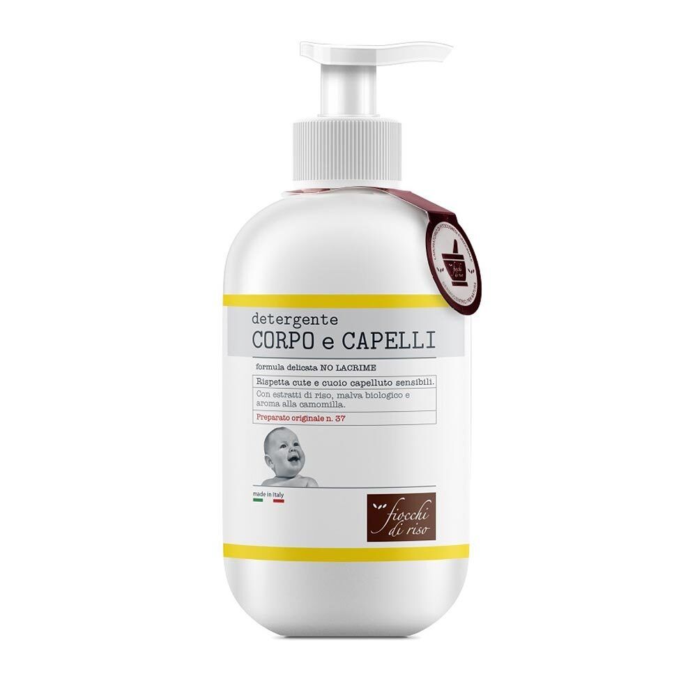 Fiocchi di Riso Detergente Corpo e Capelli alla Camomilla, 400ml