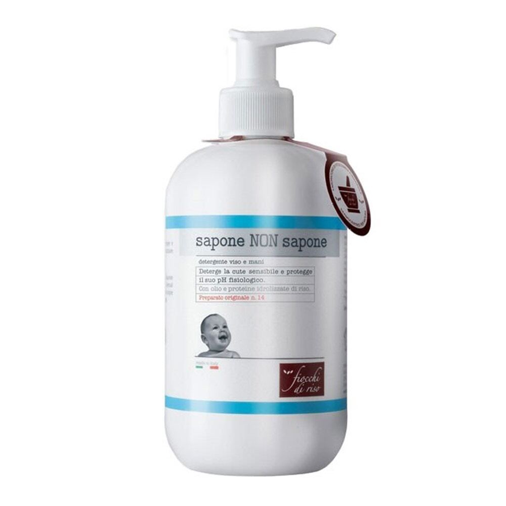 Fiocchi Di Riso Sapone Non Sapone Detergente Viso e Mani, 400ml