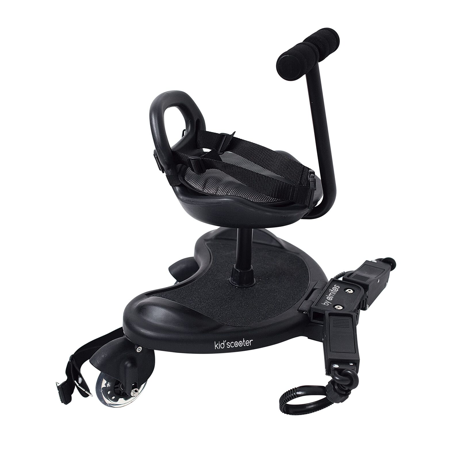 Olmitos Black Scooter and Seat - Universale e adattabile a tutte le sedie - F...