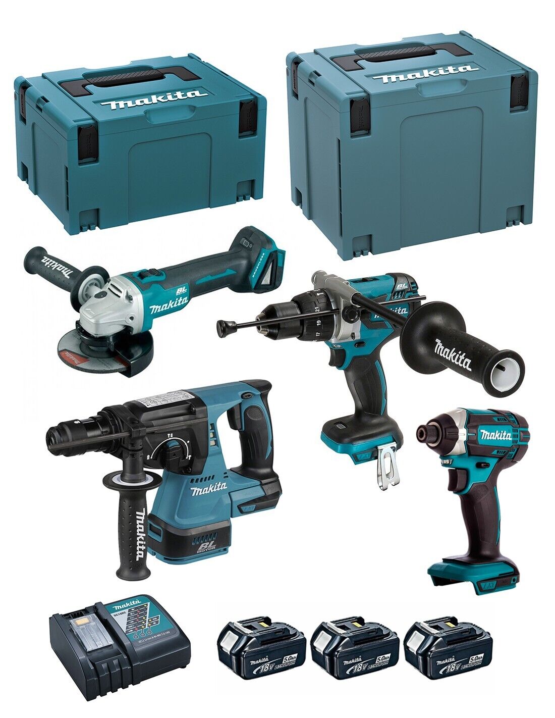 Makita  kit dlx4050tj (dhp481 + dtd152 + dhr243 +.. 0088381810968
