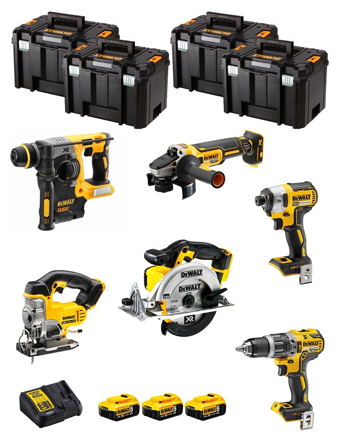 Dewalt  kit dwk600t (dcd796 + dch273 + dcg405 +.. 8435587919247