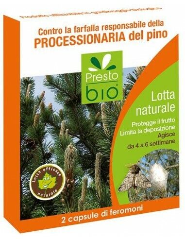PRESTO BIO FEROMONI CONTRO LARVA PROCESSIONARIA DEL PINO X TRAPPOLA INSETTI