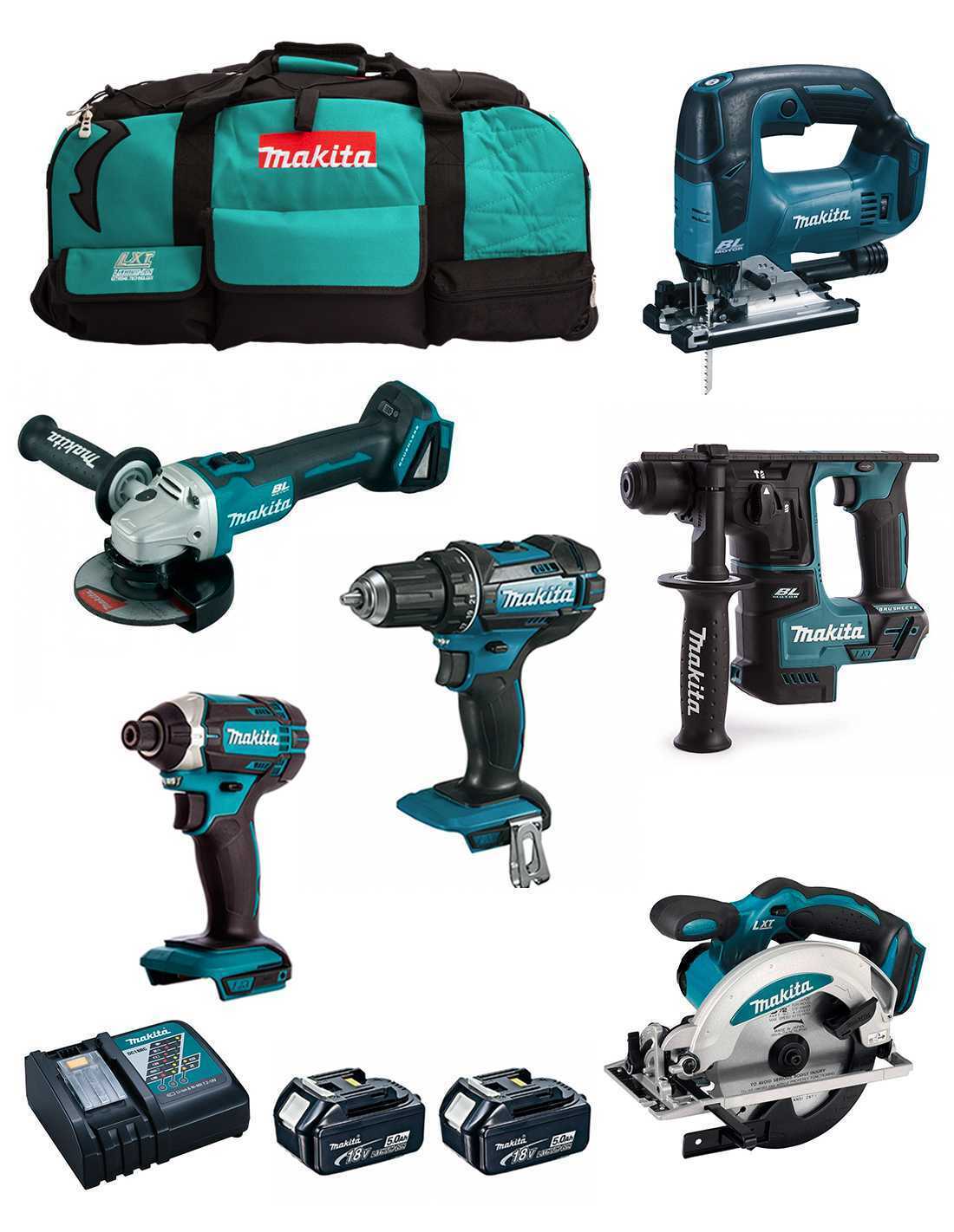 Makita  kit mk601 (ddf482 + dhr171 + dga504 +.. 8435587916376