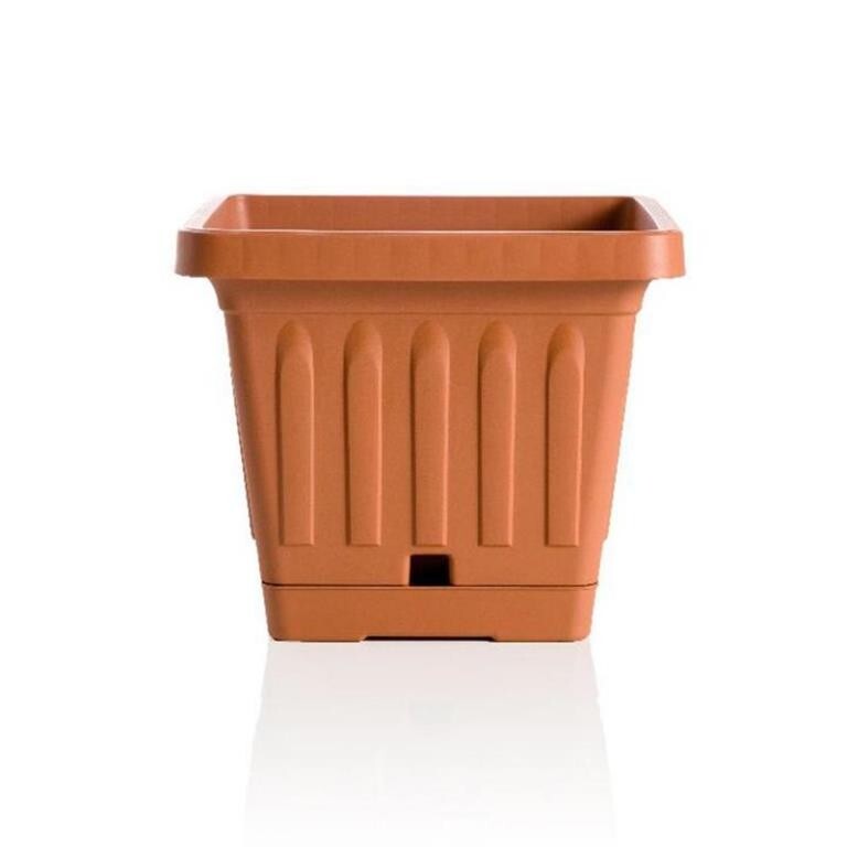 Vaso Terra Quadrato Cotto 20x20 BAMA