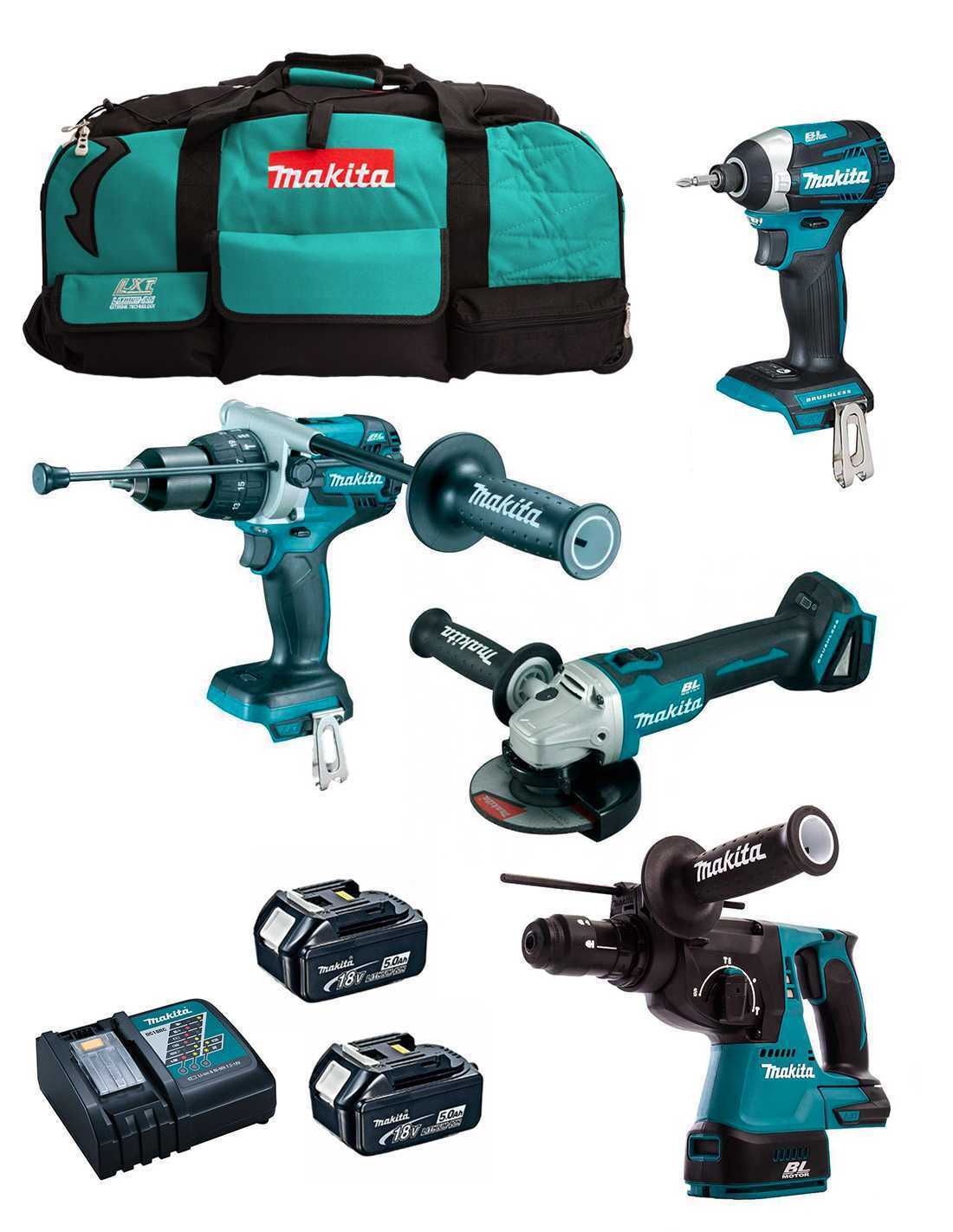 Makita  kit mk403 (dhp481 + dhr243 + dga504 +.. 8435587916352