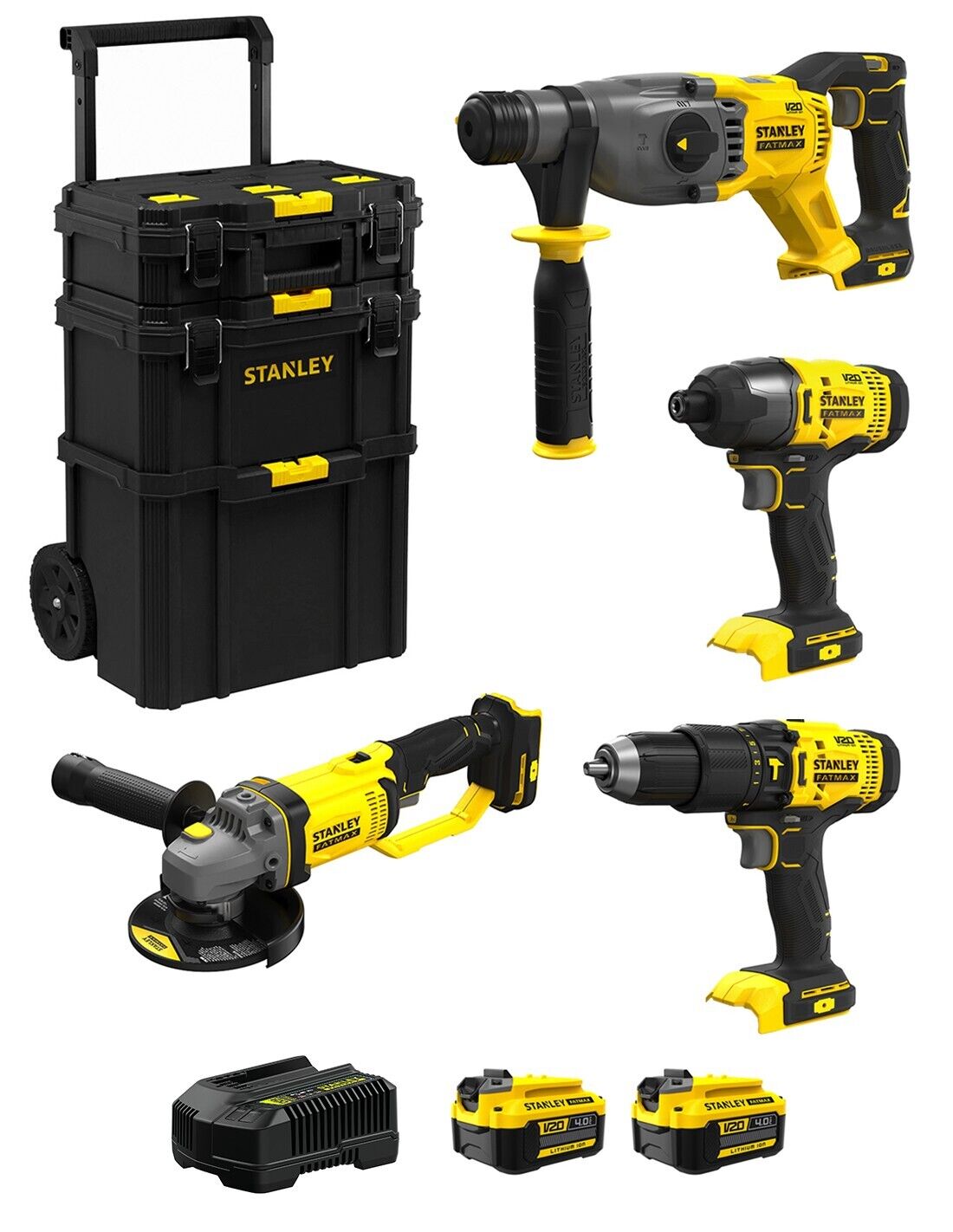 Stanley fatmax v20 stanley fatmax kit svk401 (sfmch900 + sfmcg400 +.. 8435587919