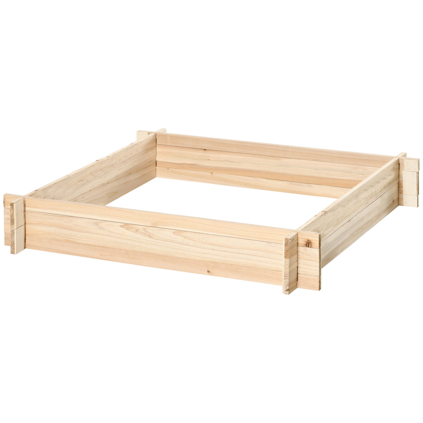 Outsunny Letto per Orto da esterno in Legno Montaggio Senza Viti