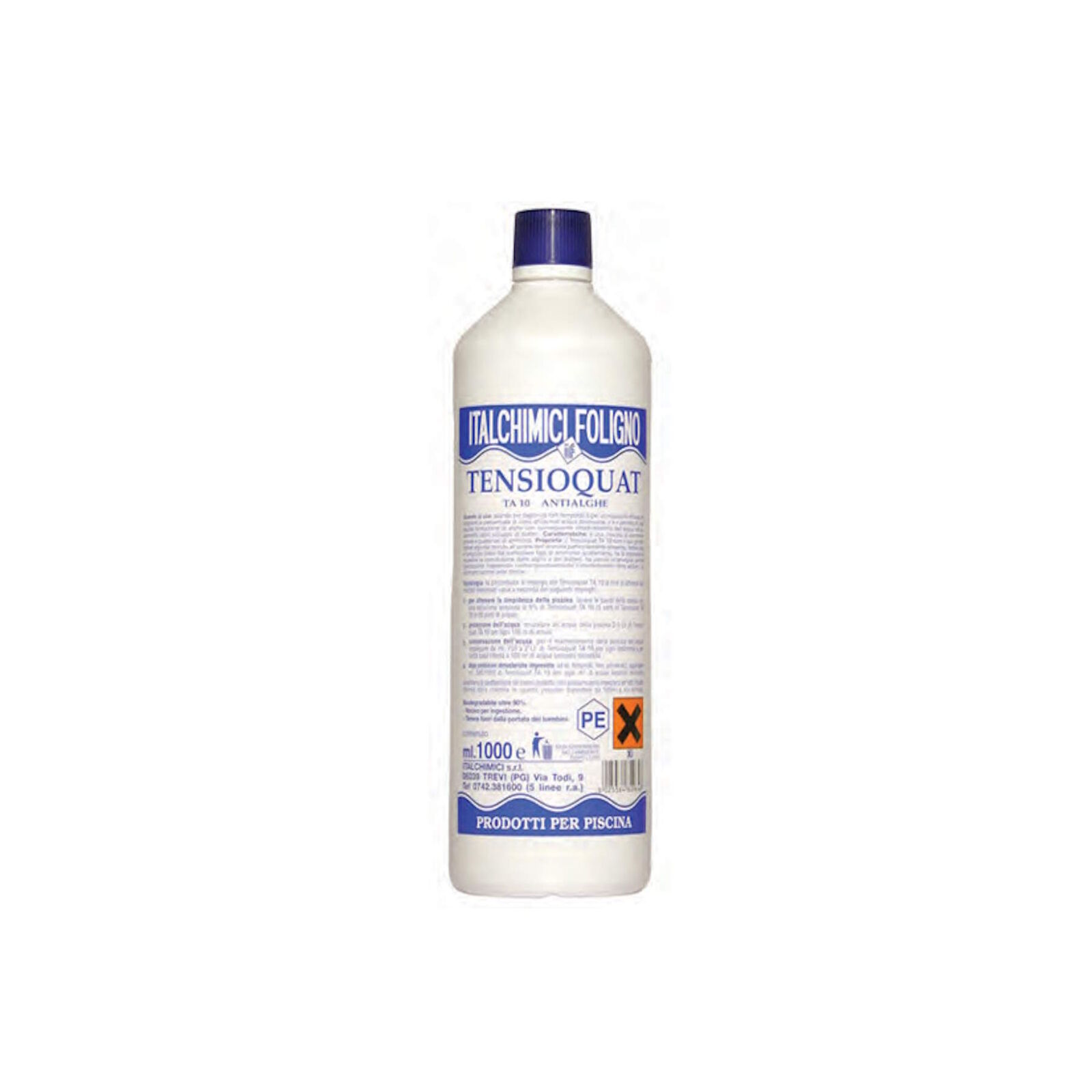 ANTIALGHE PER PISCINE TENSIOQUAT MINUS LT 1