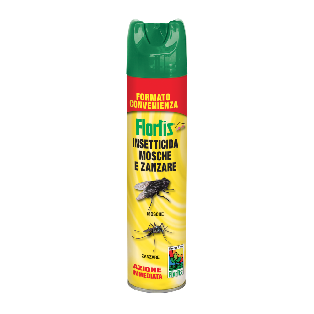 Insetticida Spray Mosche & Zanzare Flortis 600 ml