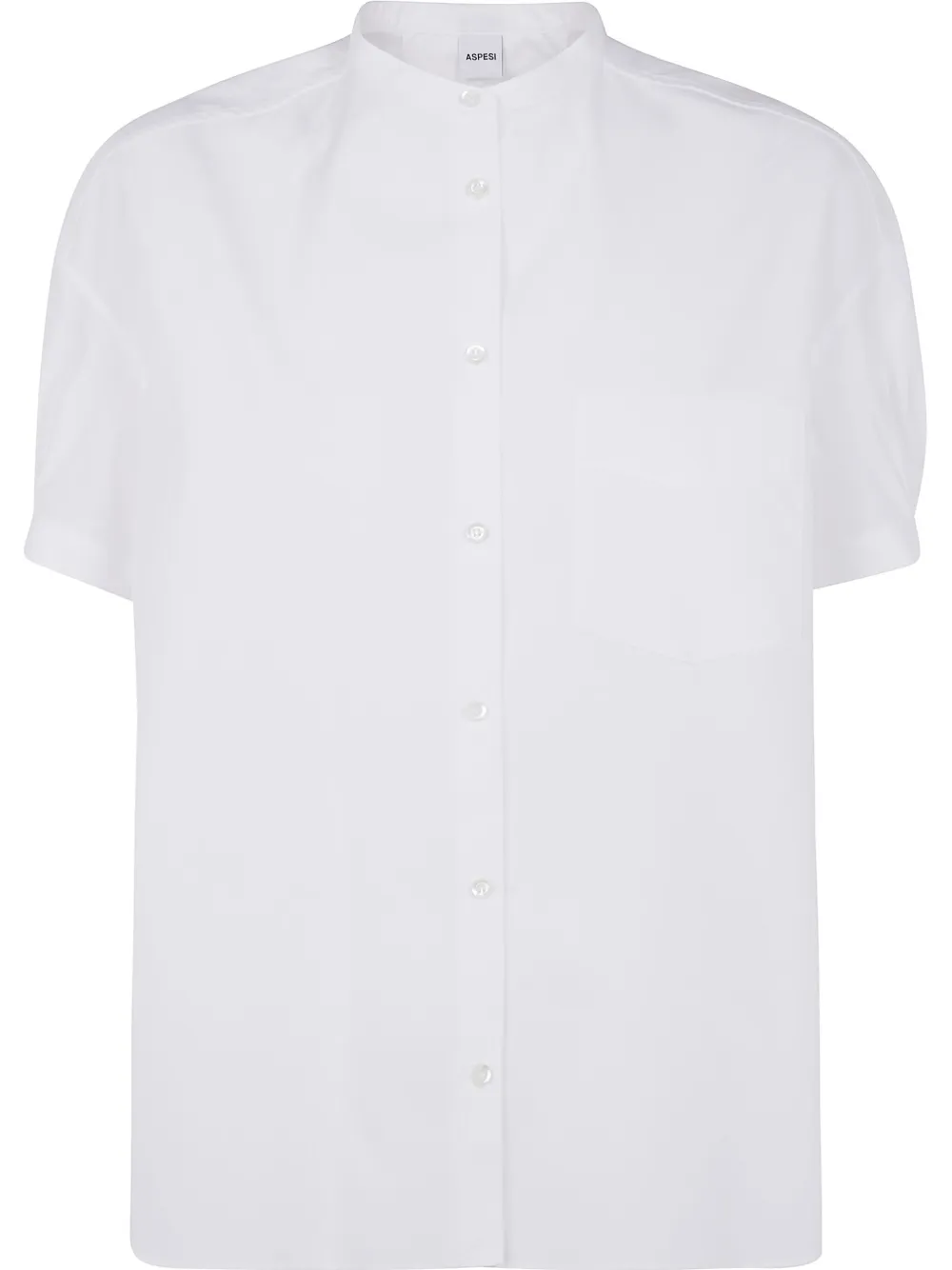 ASPESI peplum-sleeve button-up shirt - Bianco