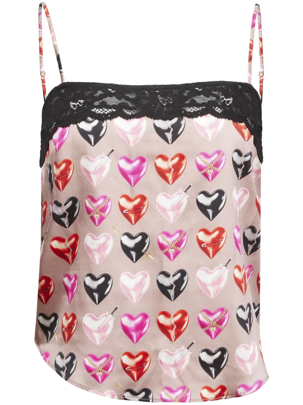 Fleur Du Mal Charlotte lace camisole - Rosa