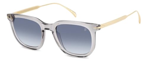 David Beckham Db 7119/S Occhiali Da Sole, Grigio Oro, 52 Uomo