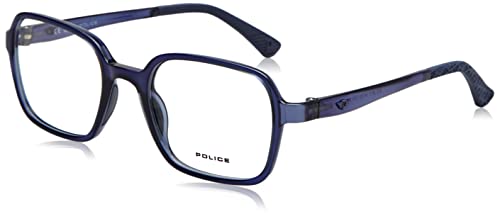 Police Vk130 Occhiali, Transparent Blue, 47 Unisex-Bambini