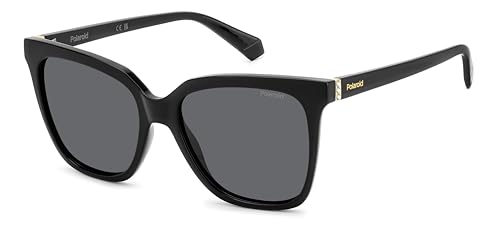 Polaroid Pld 4155/S/X Sunglasses, 807 Black, 55 Unisex
