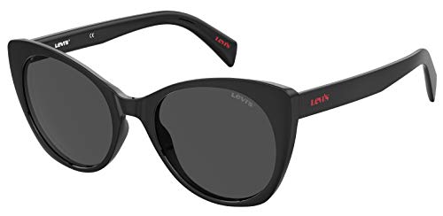 Levi'S Lv 1015/S Sunglasses, 807/Ir Black, 55 Women'S