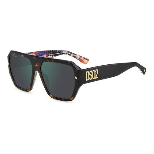 Dsquared2 D2 0128/S Occhiali Da Sole, Motivo Havana, 58 Uomo