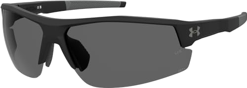 Under Armour Ua Skillz/G Occhiali Da Sole, Nero Opaco/Grigiio, 80 Uomo