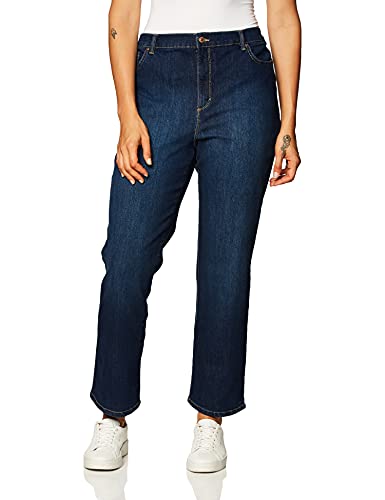 Gloria Vanderbilt Amanda Taper Jeans, Madison, 40 Corto Donna