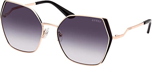Guess Gu7843 Occhiali, Shiny Rose Gold, 61 Donna