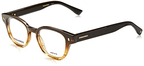 Dsquared D2 0057 Occhiali, Ex4/20 Corno Marrone, 46 Unisex-Adulto