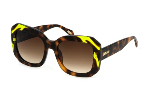 Just Cavalli Sjc085 Occhiali, Brown/Green Havana, 58 Donna