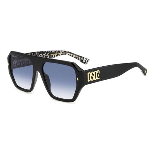 Dsquared2 D2 0128/S Occhiali Da Sole, Black Pattern White, 58 Uomo