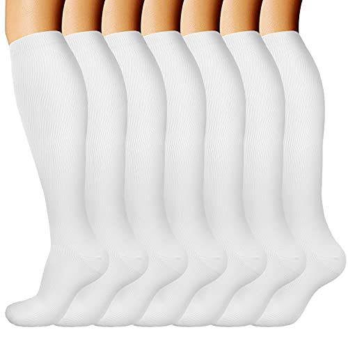 Dreshow Calze A Compressione Graduata Per Uomo E Donna Calze Elastiche Sportive Per Atletica, Corsa, Viaggi Volo, Ciclismo