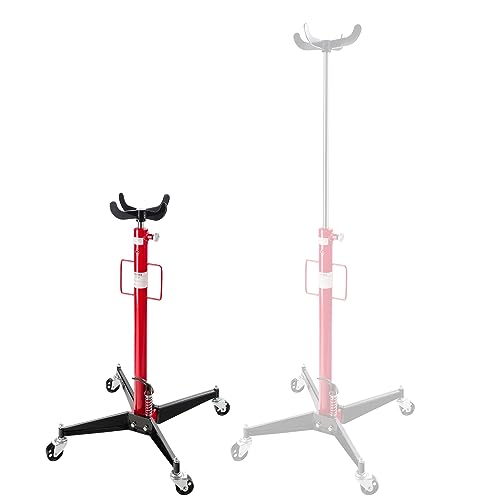 Arebos 500 Kg Sollevatore Idraulico Da Fossa | Altezza Regolabile Da 105-185 Cm Jack Di Trasmissione
