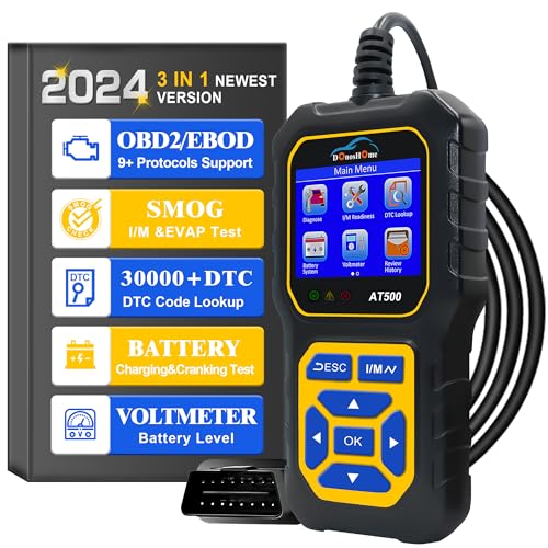 Donoshome Outil De Diagnostic Obd2 Scanner Pour Motor Transmission Outil Diagnostique Voiture Avec Test Actif, Remise À Zéro Du Vidange