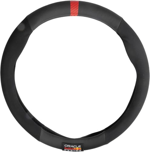 Red Bull Coprivolante Antiscivolo Powerbar Nero/Rosso Per Auto 100% Pu Materiale Antiscivolo | Facile Installazione | Resistente E Universale | Diamet