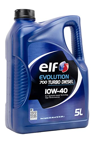 Elf Olio Lubrificante Per Motori Evolution 700 Turbo Diesel 10W-40 5 Litri