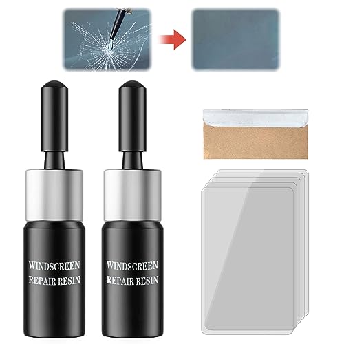 Dabug Kit Riparazione Crepe Vetro,Kit Riparazione Parabrezza Auto,Kit Riparazione Parabrezza Auto,Glass Repair Liquido Kit,Windshield Crack Repair Kit
