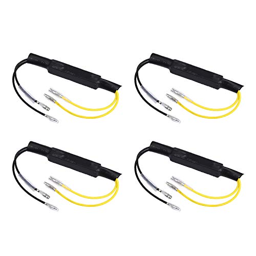 Yizhet 4Pcs Resistenze 12V Per Indicatore Di Direzione Led Per Moto (27W)