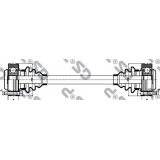Gsp 205001 Albero Motore/Semiasse