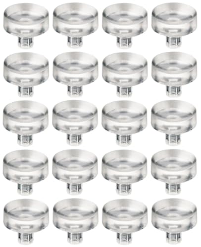 Cyclingcolors 20X Ventose Tavolo Vetro Gomma Silicone Mobili Tampone Anti-Collisione Trasparenti Piedini Paraurti Antiscivolo Tappi Gommini Staffe Sup