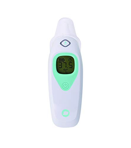 Bébé Confort Termometro Digitale Per Bambini, Termometro Auricolare Misura La Temperatura In 1 Secondo, Bianco